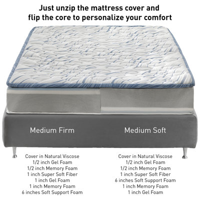 Alwyn HomeBelen 10 Medium Gel Memory Alwyn Home Bed Memory Foam Pillow